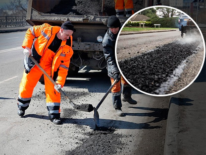 Ямочный ремонт дорог