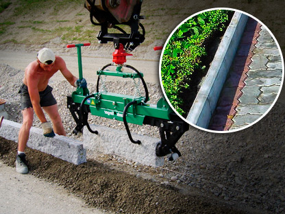 Укладка бордюров и поребриков